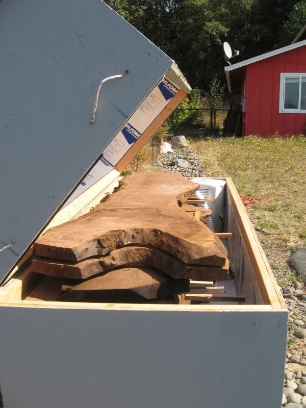 Just built a little lumber kiln